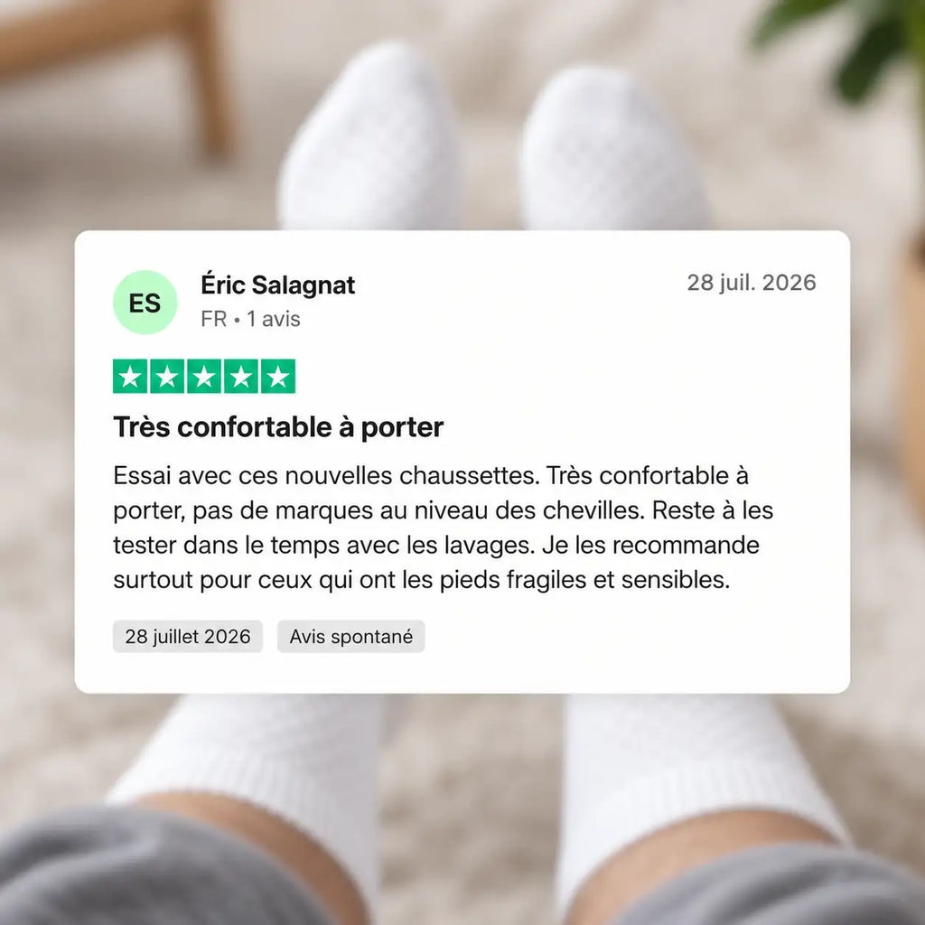 Chaussettes Alessio mi-hautes en fibre de bambou premium