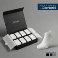 Chaussettes Alessio basses en fibre de bambou premium