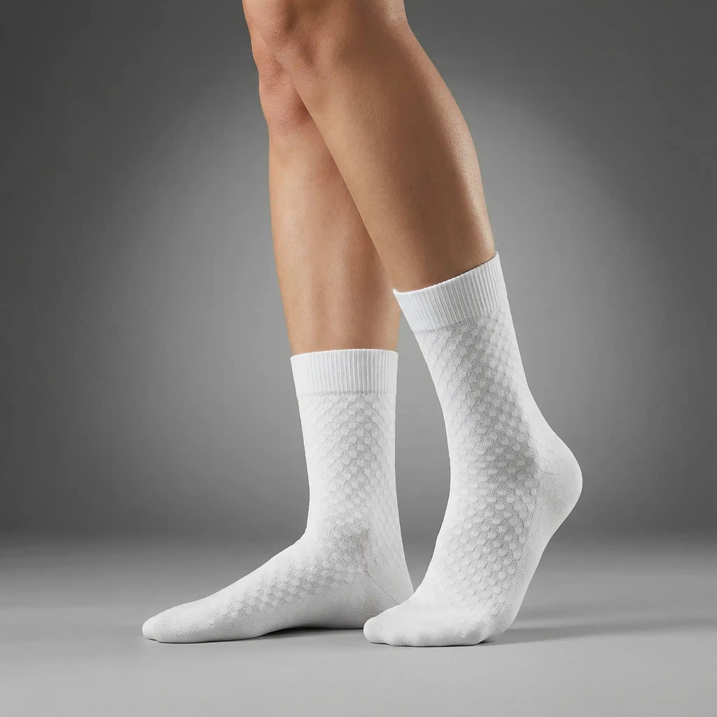 Chaussettes Alessio mi-hautes en fibre de bambou premium